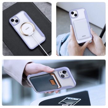Dux Ducis Skin X Pro dirbtinos odos dėklas violetinis su magsafe (Apple Iphone 15) Dux Ducis Skin X Pro dirbtinos odos dėklas violetinis su magsafe (Apple Iphone 15)